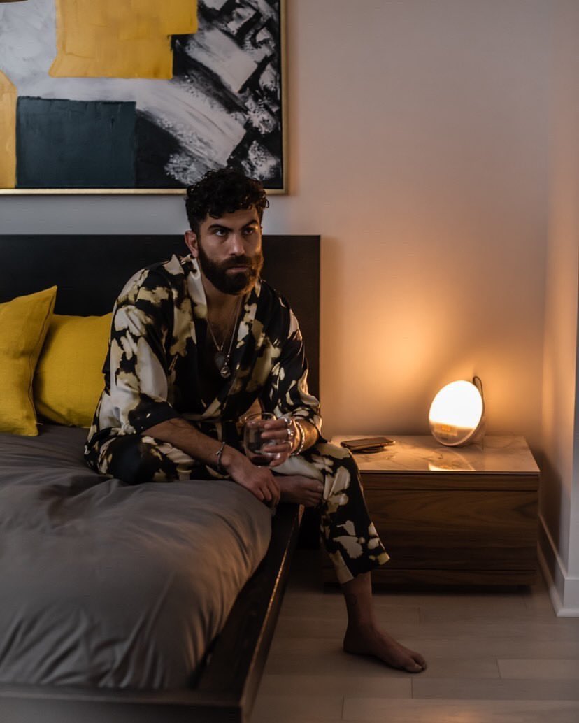 Relax in style at home in chic unisex PJ's crafted in the finest Italian fabrics all made locally right here in TO! #ShopLocal