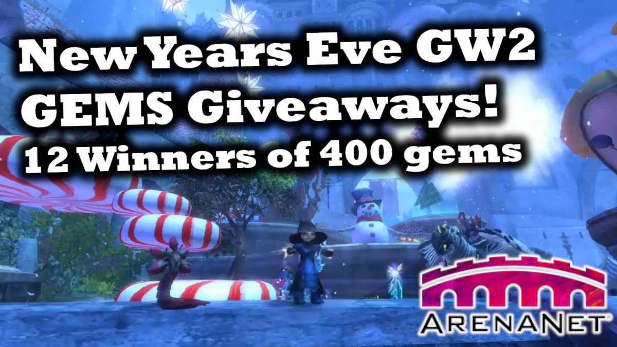 Primordialmuk's tweet image. Guild Wars 2 Gems Giveaway for New Years! 
3 winners chosen from people who Follow/like/retweet this, and the other 9 winners on twitch/youtube/ and steam explained in this video! 
Happy almost new year! 🤗

youtu.be/2YzNh9Ycf5s

#gw2 #guildwars2