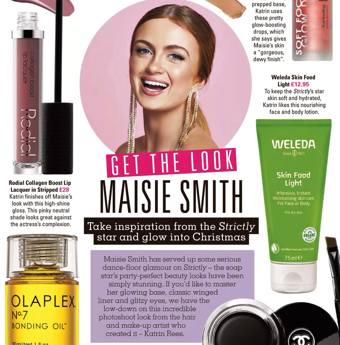 WeledaUK's tweet image. We think @bbcstrictly and @bbceastenders fans will be as excited as we are to see the lovely @maisie_smith_ is a Weleda Skin Food Light fan💚Thank you @new_magazine for sharing!