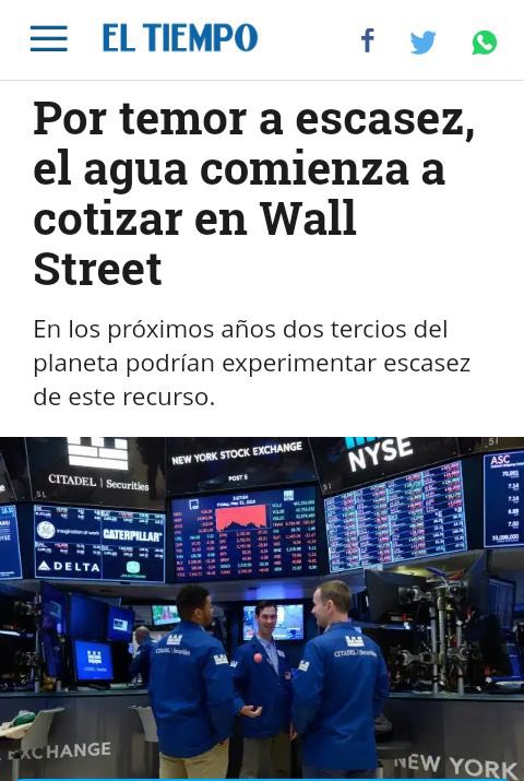 CamiloRomero's tweet photo. Ni la pandemia cambió a la humanidad.

Que el agua, la fuente de toda vida planetaria, empiece a privatizarse a escala global, no sólo es aterrador sino que constituye una alerta democrática al mundo.

Ojo, sería el uso del agua como herramienta de poder por encima de la vida. https://t.co/AmnsgSwC3v