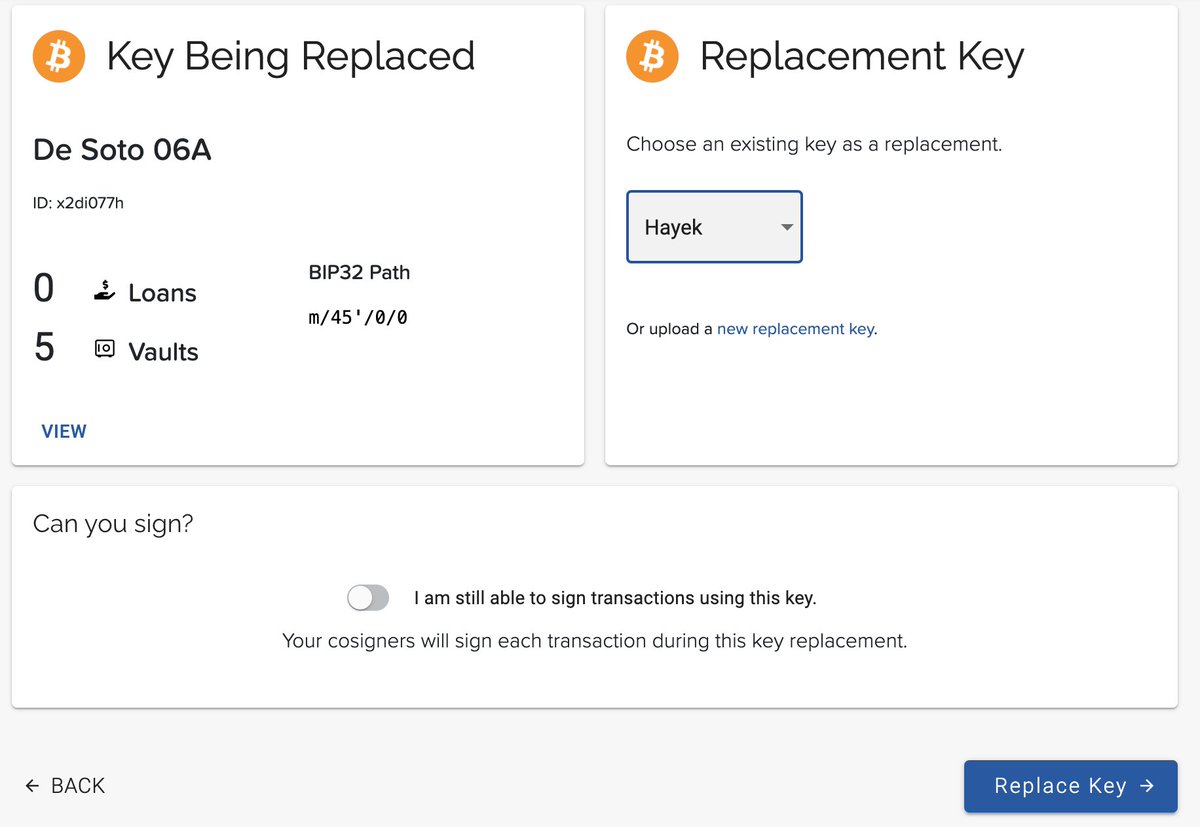 7/ I lost control of 1 of my devices, but I still had the PIN for the 2nd, and thanks to Unchained, I was able to recover my funds with a simple sweep of my vault on the website, and a friendly identity verification call from the Unchained team. Boom! I had control once again!