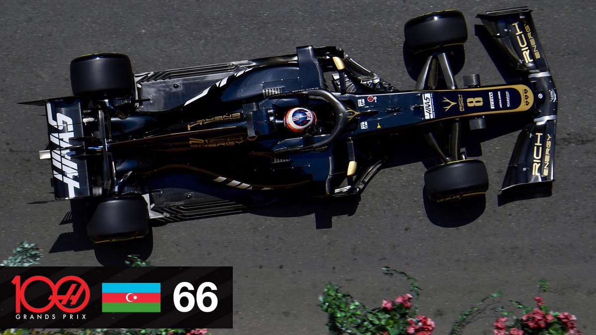 Getting a little too close for comfort in Spain, but still bagging that double Top  And remembering an F1 legend in Monaco  #HaasF1  #Haas100