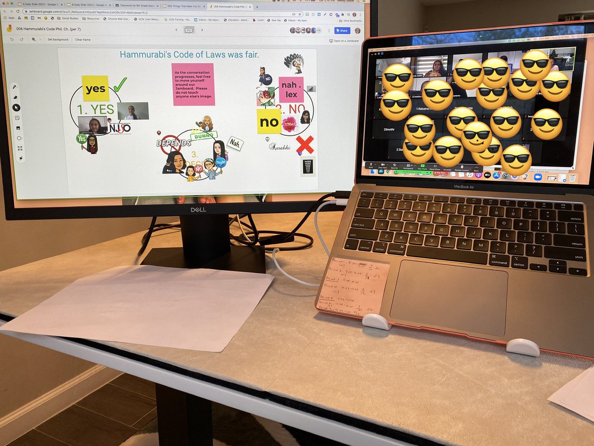 Thank you <a href="/2ScreenTeacher/">Two Screens for Teachers</a> for making the switch back to remote teaching from home a little bit easier with my new monitor.  Being able to see my students and their work is amazing!  Teachers- sign up!  It’s free! twoscreensforteachers.org