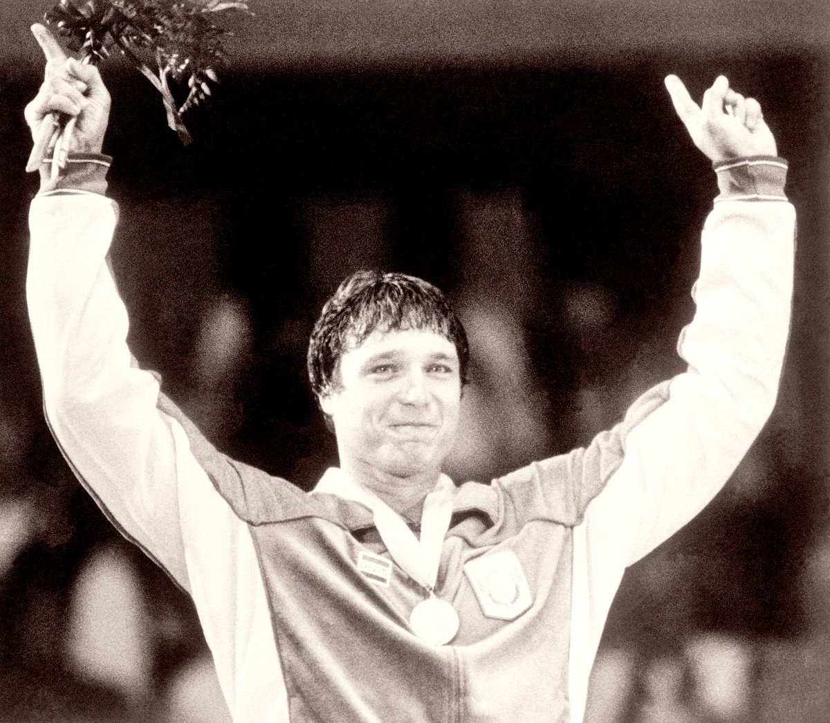 #138In 1982, Jeff Blatnick was diagnosed with Hodgkin's lymphomaAfter radiation therapy helped to hold the cancer in remission, Blatnick competed in and won a gold medal in the 1984 games thus becoming the first American to ever win gold in Greco-Roman in Olympics