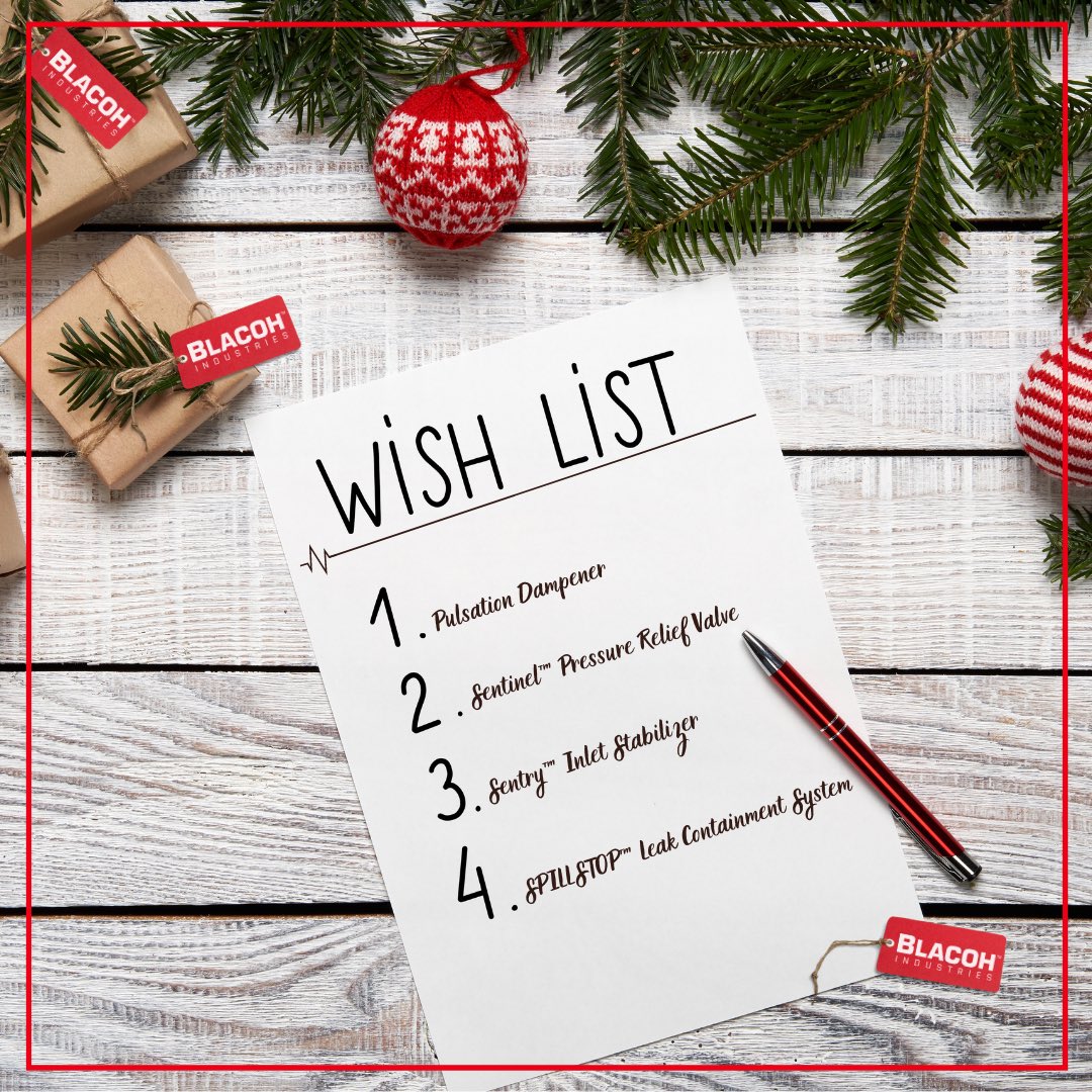 blacoh's tweet photo. What's on your fluid application wish list?
#blacoh #blacohindustries #blacohsurgecontrol #fluidcontrol #fluid #prevent #protect #pulsationdampener #pressurereliefvalve #inletstabilizer #spillstop #chemicalindustry #oilandgasindustry #refinery #solutions #solutionprovider https://t.co/EiQppTWWnm