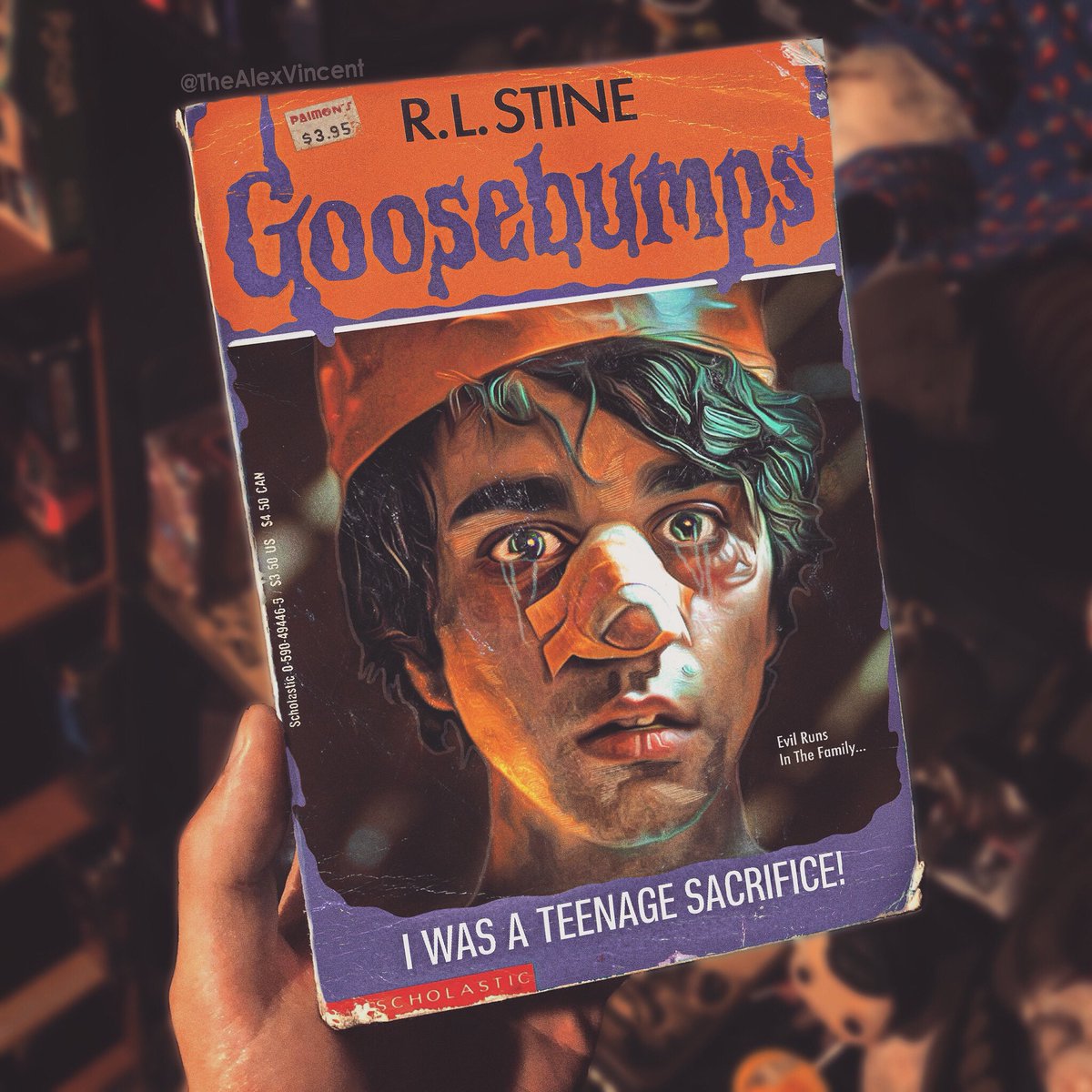 FearCatalogue's tweet image. Modern horror movies reimagined as young adult novels and 1980s VHS covers.
 
Created by Alex Vincent.