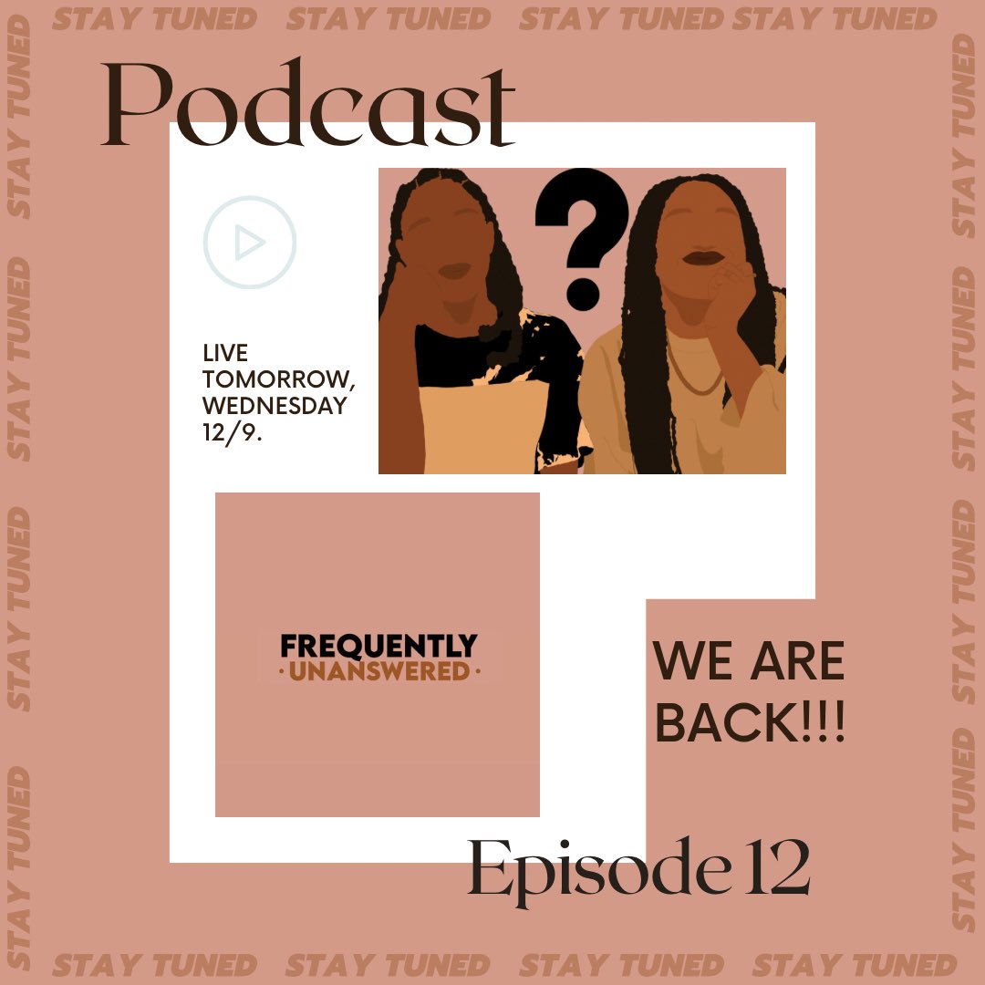 FrequentlyPod's tweet image. On tomorrow’s episode, we’re back with the freques getting into the nitty gritty of the highs, lows, twists, and turns of the year of our lord (Katy Perry), 2020. Stay tuned! 😜