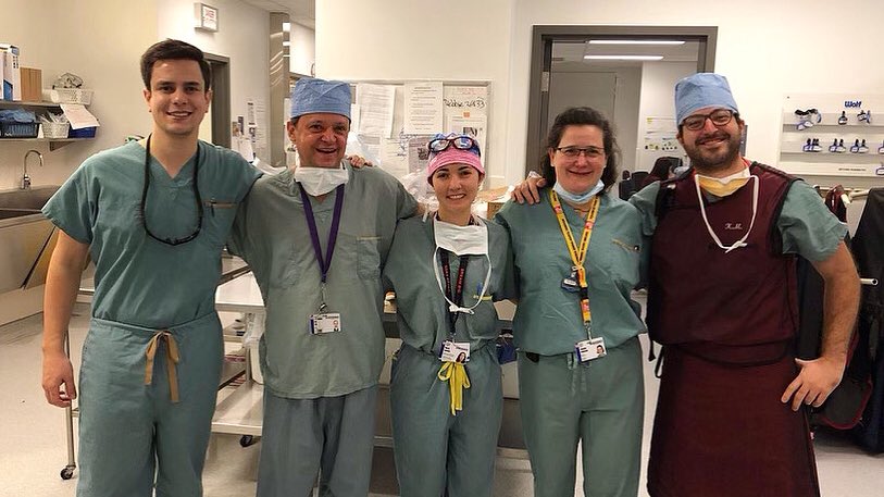 mcgillradiology's tweet photo. Meet a few of our #IR attendings and fellows from Latin America. From left to right: Drs. Cogollo 🇨🇴, Torres🇨🇴, Paz 🇨🇱, Cabrera 🇲🇽, and de Melo🇧🇷 #HumansofIR #IRad  #twittIR #throwback https://t.co/kYpg1n6Tbp