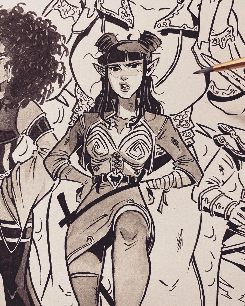 Rat queens commission all done! ✍️ 