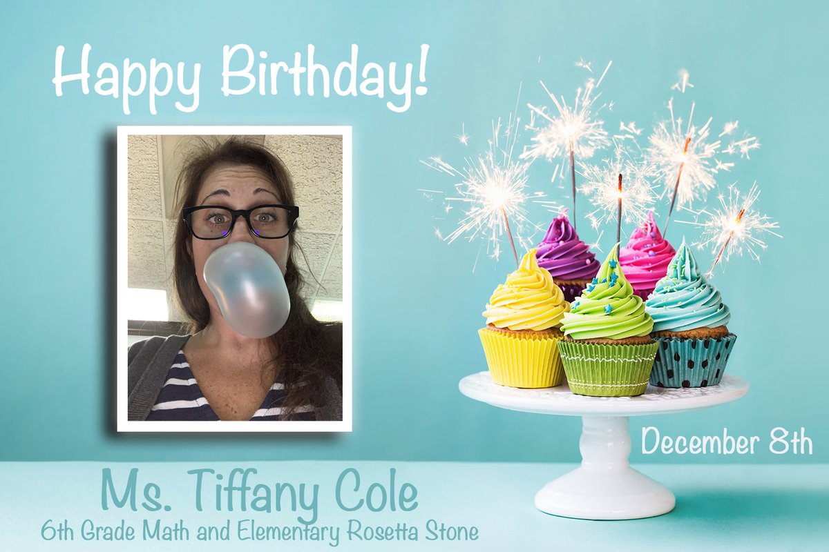 PALCS's tweet image. Happy Birthday to Ms. Tiffany Cole!

Ms. Cole teaches 6th Grade Math and Elementary Rosetta Stone, and has been at PALCS for 15 years! Let&apos;s all wish her a very special day!