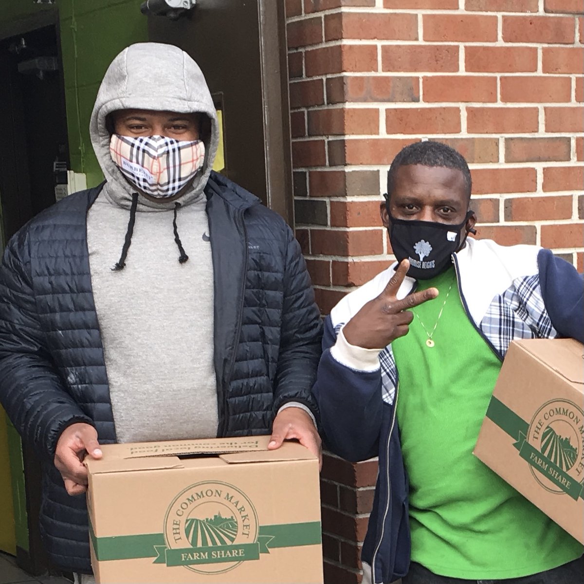 “I like the opportunity to work with my credible mentor, giving food to people who need it.'—Ronald Robinson, one of the youth participating in the #mybmore Squeegee Alternative Plan, with mentor Kelly Sparks at Solo Gibbs rec this past weekend #loveoverfear #earnasyougrow