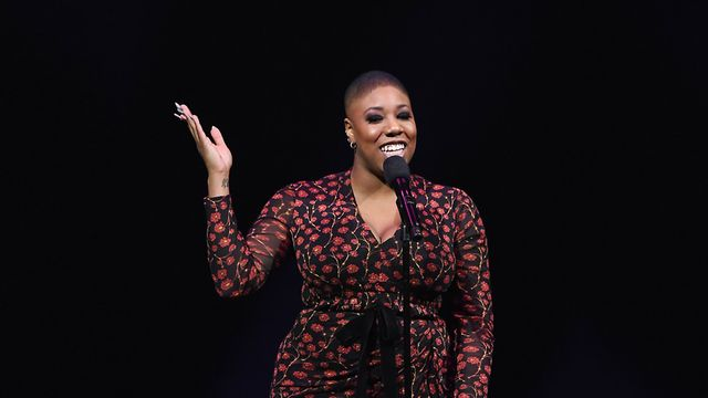 CapehartJ's tweet photo. "I'm fully aware that when I show up, curvy with a low-cut, a bold lip and a chilling analysis, people don't know how to take it because I'm not supposed to be able to give you solid political commentary with a bedazzled nail." @SymoneDSanders 
LISTEN👉🏾 https://t.co/Lv7Ecvjh0b https://t.co/lbwZfTMmzt