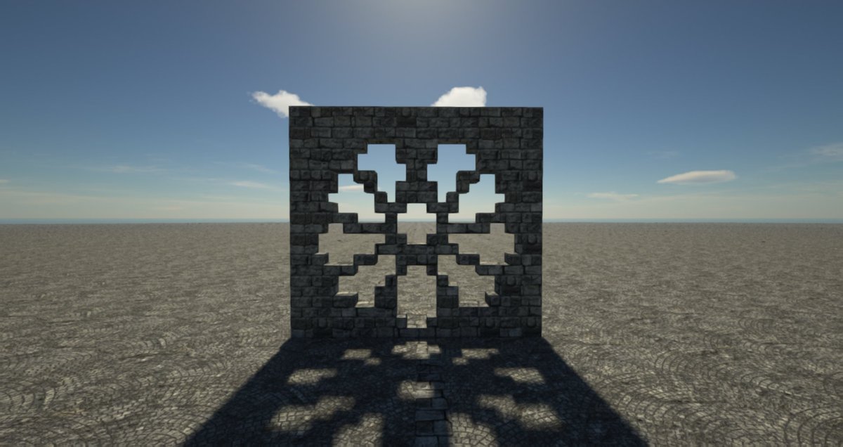 果て行く仕事 1日目 10枚花装飾 Minecraftバラ窓研究会 果て行く仕事 1日目 10枚花装飾 Minecraftバラ窓研究会