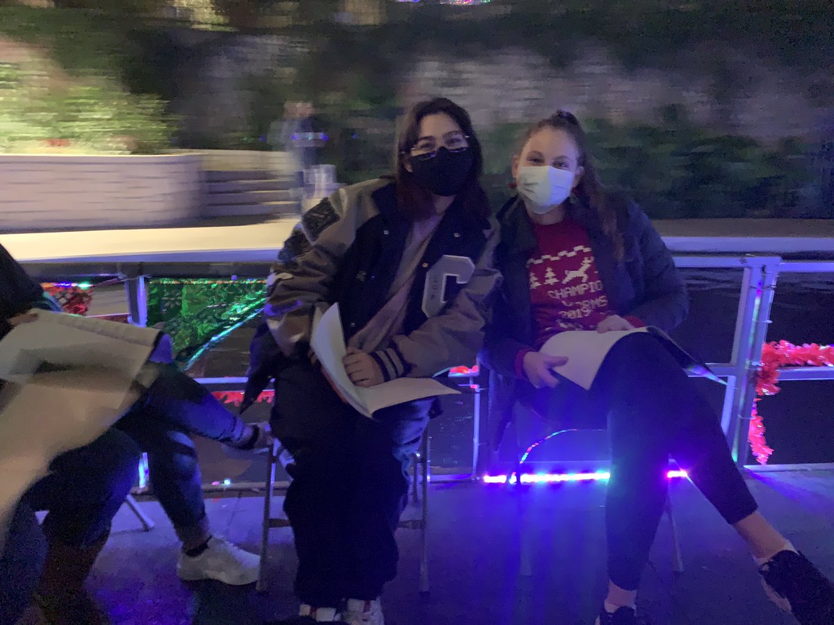 Had so much fun with my seniors last night caroling on the San Antonio riverwalk boats! What a fun tradition that I’m so grateful that I could keep with my kids in the crazy time. Merry Christmas all! #championchoirseniors #championchoirtraditions #championchoirfamily