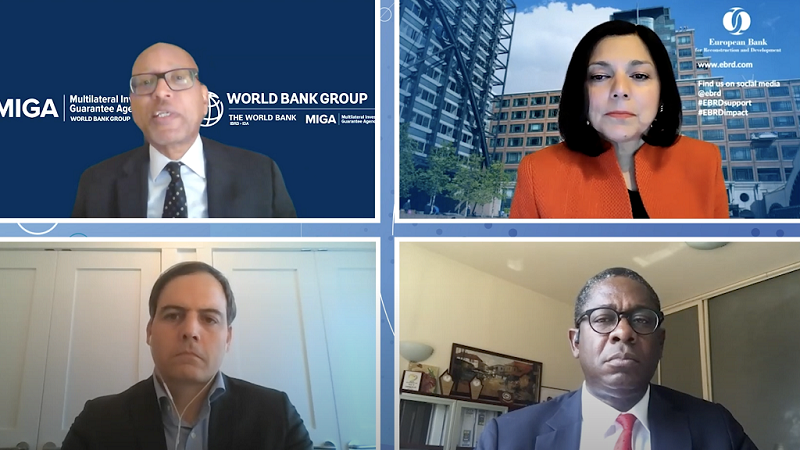 MIGA's tweet photo. [NEXT UP]

@MIGA’s Ethiopis Tafara, @AfDB_Group's Solomon Quaynor, @EBRD's Nandita Parshad &amp; @BIDInvest's Fabio Fagundes will have a panel discussion on three partnership principles in the handbook (https://t.co/F43nP27Opn).

Join now: https://t.co/E77OJHKQyG #UnlockFDI https://t.co/4Rk4cm7yVI