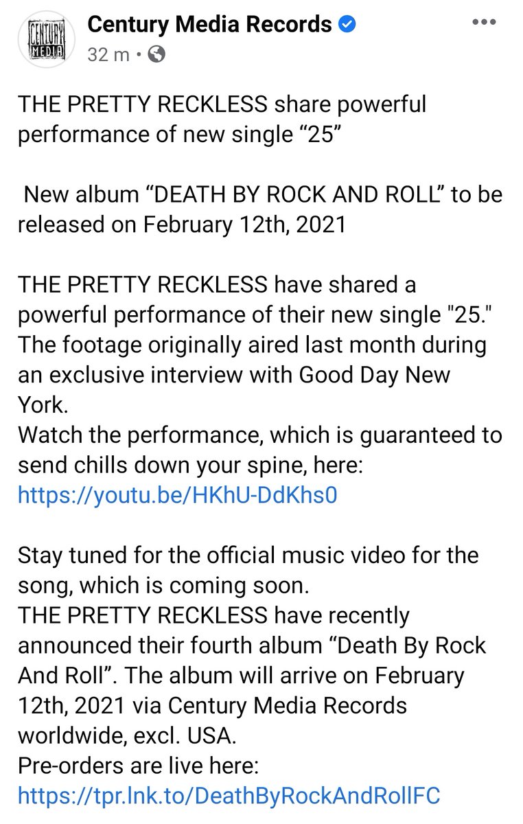 TPR_Source's tweet photo. La Century Media Records conferma che il music video di "25" uscirà presto. https://t.co/3RbD45OgT0