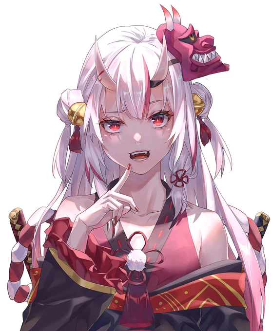お嬢!!
#百鬼絵巻 #みおーん絵 