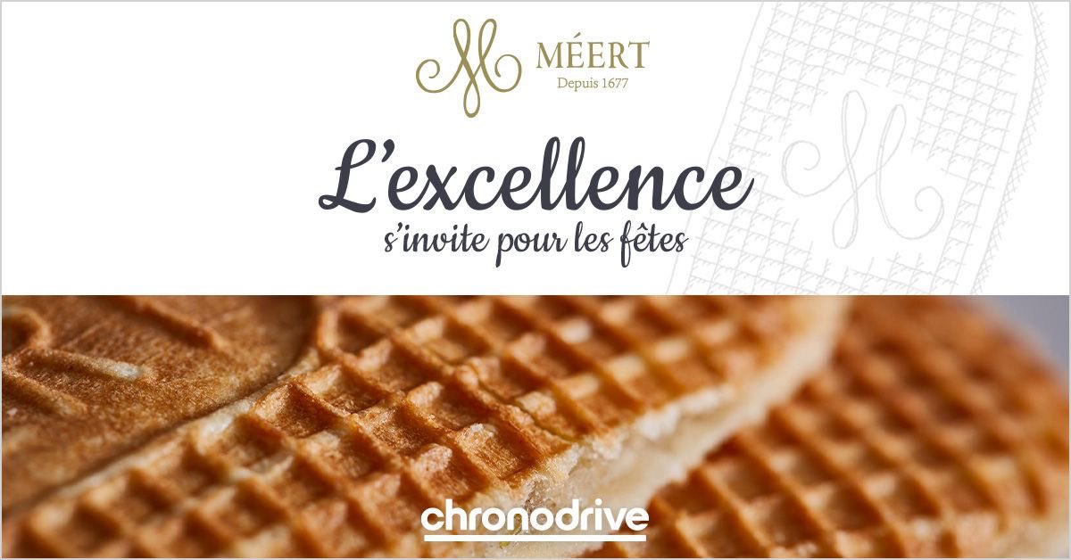 Les gourmandises d’exception de la grande maison MEERT 1677 s’invitent sur le site, l’application et les quais de nos magasins de Croix et Marcq en Baroeul. Un beau partenariat pour simplifier la vie de tous nos clients gourmands ! #chronodrive #meert