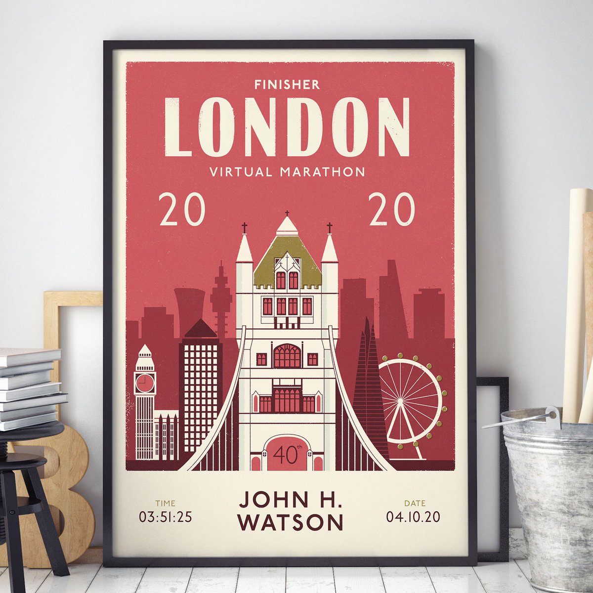 Our personalised race prints are now available in A4 size! 

The new size is included in our buy one get one free offer. Order by 15 December to receive in time for Christmas!

more-than-a-medal.co.uk