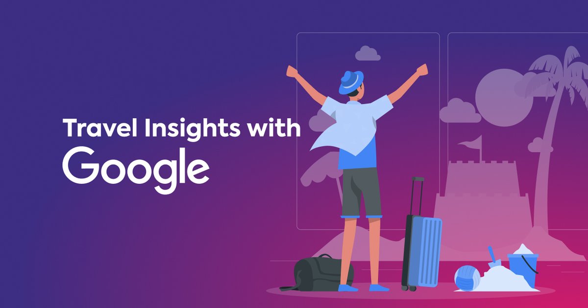 ✈️ Google predstavil nástroje „Travel Insights with Google“.
👍 Sú určené pomôcť podnikom analyzovať a pochopiť dopyt po cestovaní vo vybranom regióne, a tak sa dostatočne pripraviť na nárast/pokles turistov. 
⬇️ Viac sa dočítate na odkaze nižšie:
🔗 bit.ly/Travel-Insight…