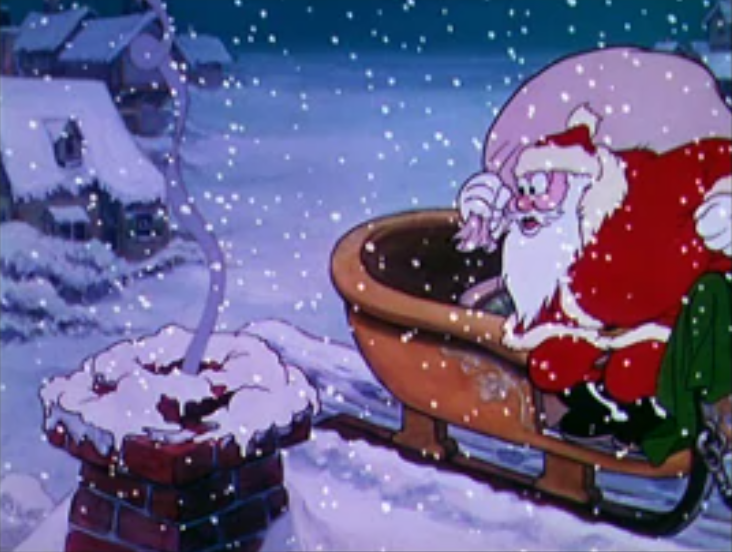 ディズニー データベース 12月9日 1933年 サンタのプレゼント 公開 サンタクロース は寝静まった子供たちのもとにプレゼントを届けにやってくる オモチャたちが楽しく踊り出すと 子供たちが起き始める サンタのオモチャ工房 の続編的位置づけの