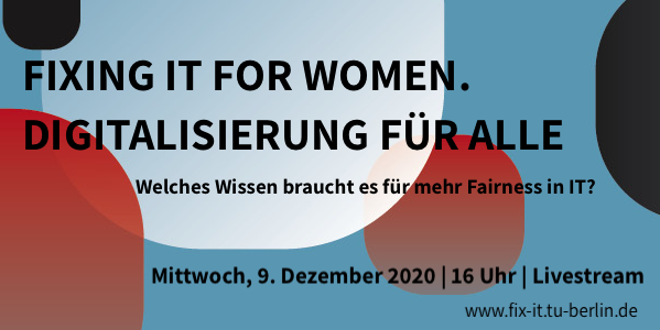 ‼️MORGEN 16 Uhr | LIVESTREAM Fixing #IT for Women. #Digitalisierung für alle?! 👩‍💻🧑🏾‍💻🧑🏽‍🏫Wir reden mit @sabine_hark über faire und stereotypenfreie #Informatik #Bildung und stellen unsere Forschungsergebnisse, neue Workshops und Lehrmaterial vor. 👉fix-it.tu-berlin.de/digitalisierun…