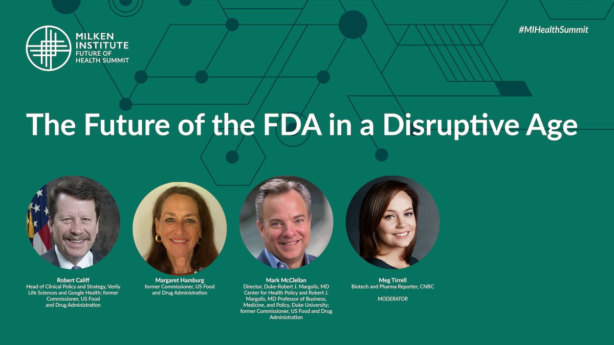 To meet its public health mission, <a href="/US_FDA/">U.S. FDA</a> must be more flexible than ever before. 

Hear from these former commissioners via #MIHealthSummit: bit.ly/3qLwL5R