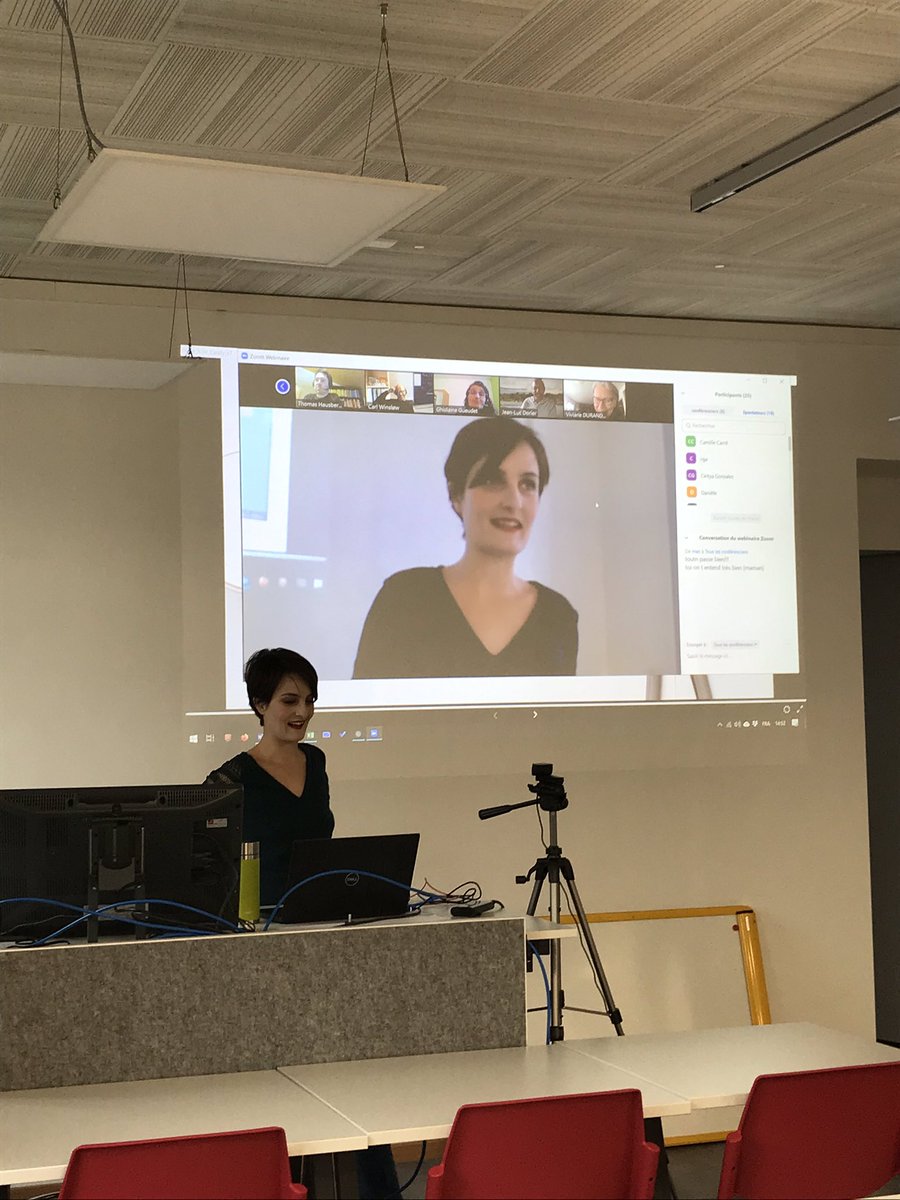 Dans quelques minutes... début de la soutenance de thèse de doctorat de Julie Candy à la #HEPVS