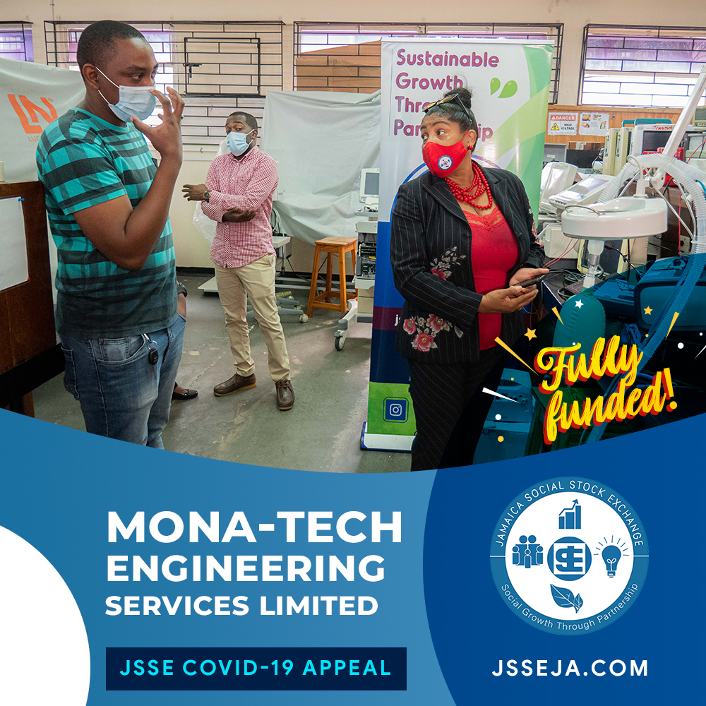JSSExchange's tweet image. Thanks to all our kind corporate and private donors, Mona-Tech Engineering Services Limited, has now achieved fully-funded status! 🎉 🎉🎉 A special thanks to @jnbanklimited who donated J$500,000 to close the funding gap. #FullyFunded #JSSE 
#JSSEBrothersKeeper #JSSECOVID19Relief