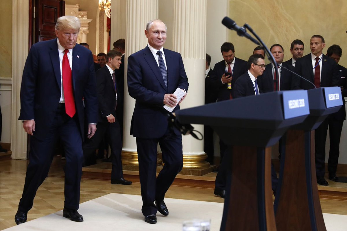 SandyAbeyta's tweet photo. I would still like to know what Putin said to him that made Trump look like a disciplined dog.
#TraitorTrump #WhoDoesTrumpOwe #TrumpCrimeFamily https://t.co/PZorbyXFID