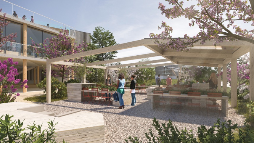 creaturearchi's tweet photo. @creaturearchi lauréat du projet de lycée du futur avec 
@VBA, @Ostinato et Bouygues Bâtiment. Le projet innove sur les usages et met à l’honneur les matériaux biosourcés locaux (chanvre-lin, paille et murs en pisé).
#éducation #CentreValdeLoire #EureetLoir https://t.co/ehHbhUpj0J