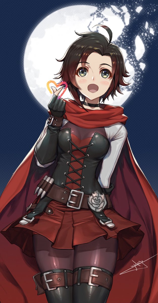 Finger heart #rwby8 #RubyRose #fingerheart #fanart