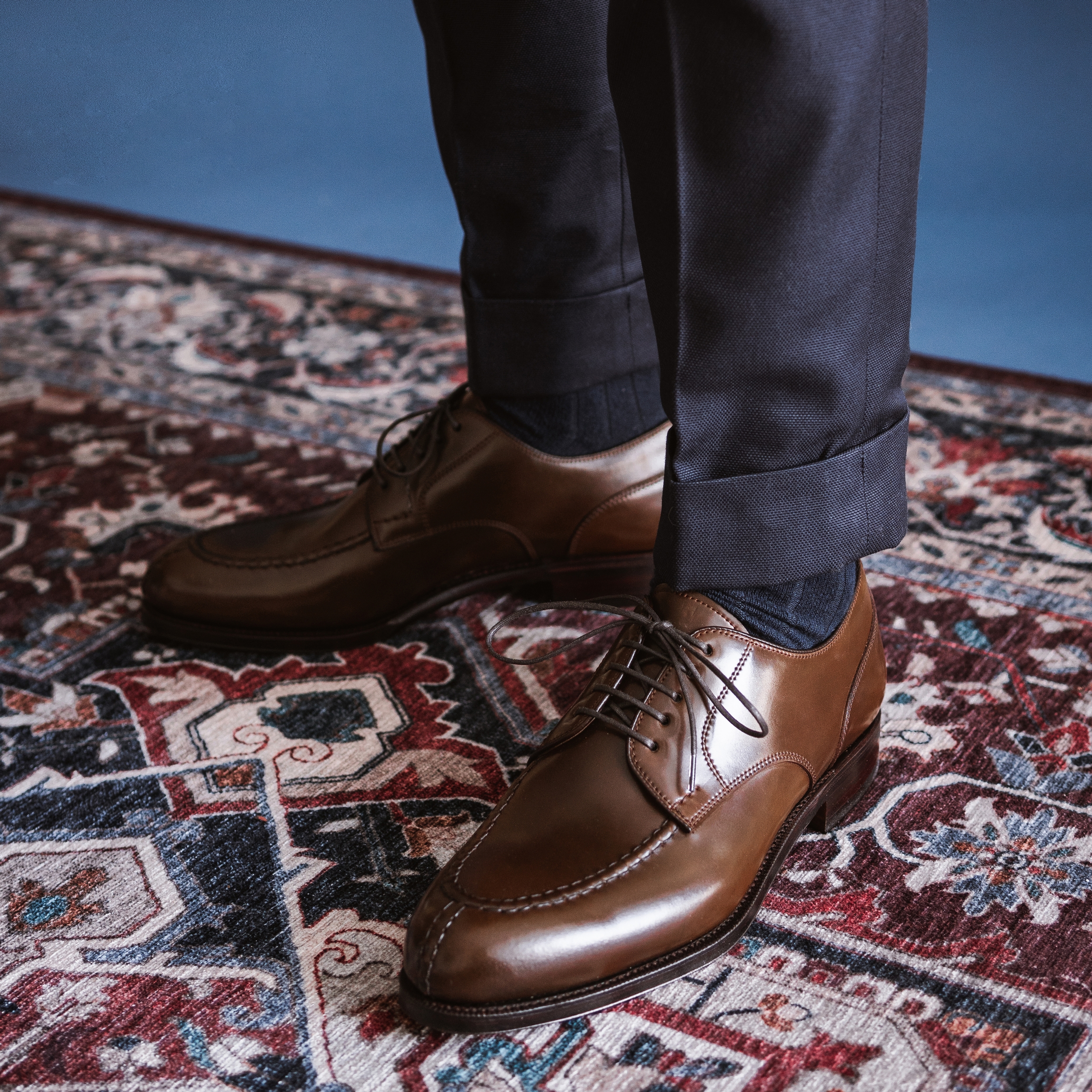 Carmina Shoemaker on Twitter: wearing his armagnac shell cordovan norwegians this year. Would you for look A or B? ​ ​​#carmina #カルミナ #menstyle #goodyearwelted #carminashoemaker #mensfashion #mensfashion #dapper #cordovan https://t.co