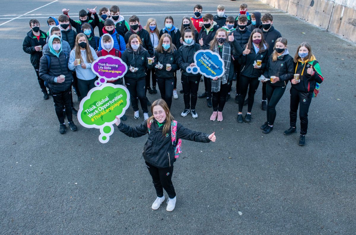 langsconnect_ie's tweet photo. All fun and games at #ThinkLanguages 2020 in Coláiste an Phiarsaigh Glanmire! @CAPTeangacha #languagesconnect  #thinkglobalactlocal https://t.co/X3hB0jjeoj