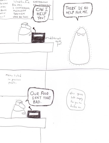 RealAmoebaJoe's tweet image. One of my favorite strips and one of the few times I returned to the #existentialist humor of the early strips. #comicstrip #hashtagsarefun