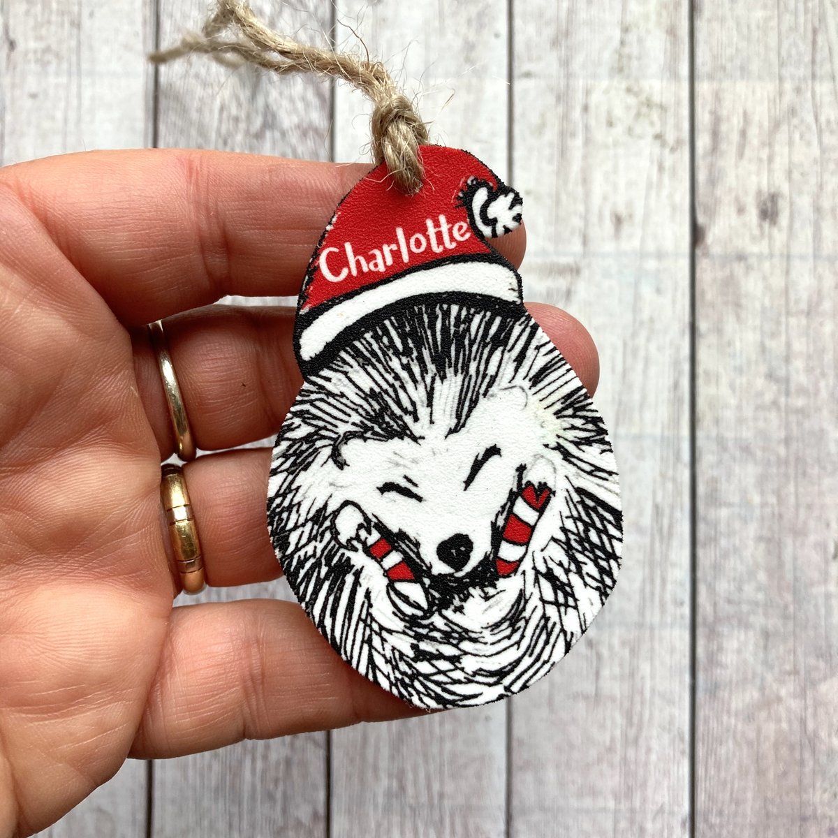 buck_lj's tweet image. Personalised Hedgehog Christmas Decoration, Christmas 2020, Custom Ornament, Holiday Decor, Shrink Plastic, Unique Christmas Hedgehog. tuppu.net/7c9142e5 #Etsy #Slumbermonkey #CustomHoliday