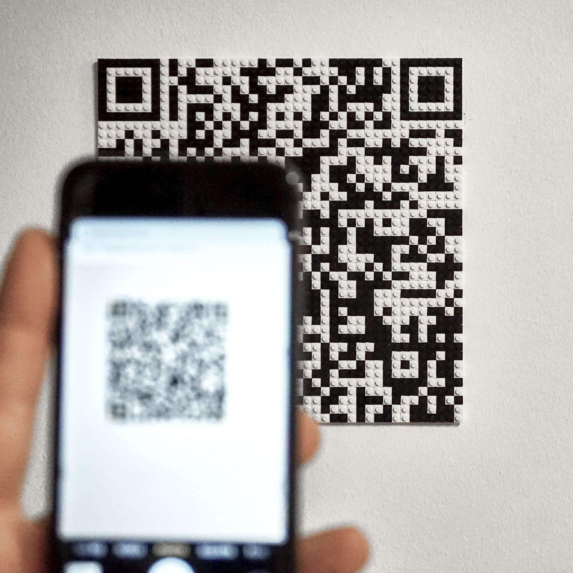 George Cave Edent Never Thought Of Using Emoji But I Have A Lego Qr Code In My House That Triggers Wifi Login When Scanned Seems Like Something You D Build