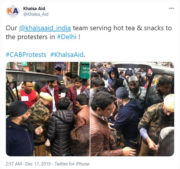 They have also supported  #CAA Protest and served tea to students of Jamia Millia Islamia university during Delhi Protest.So they have clear agenda which we can see easily.