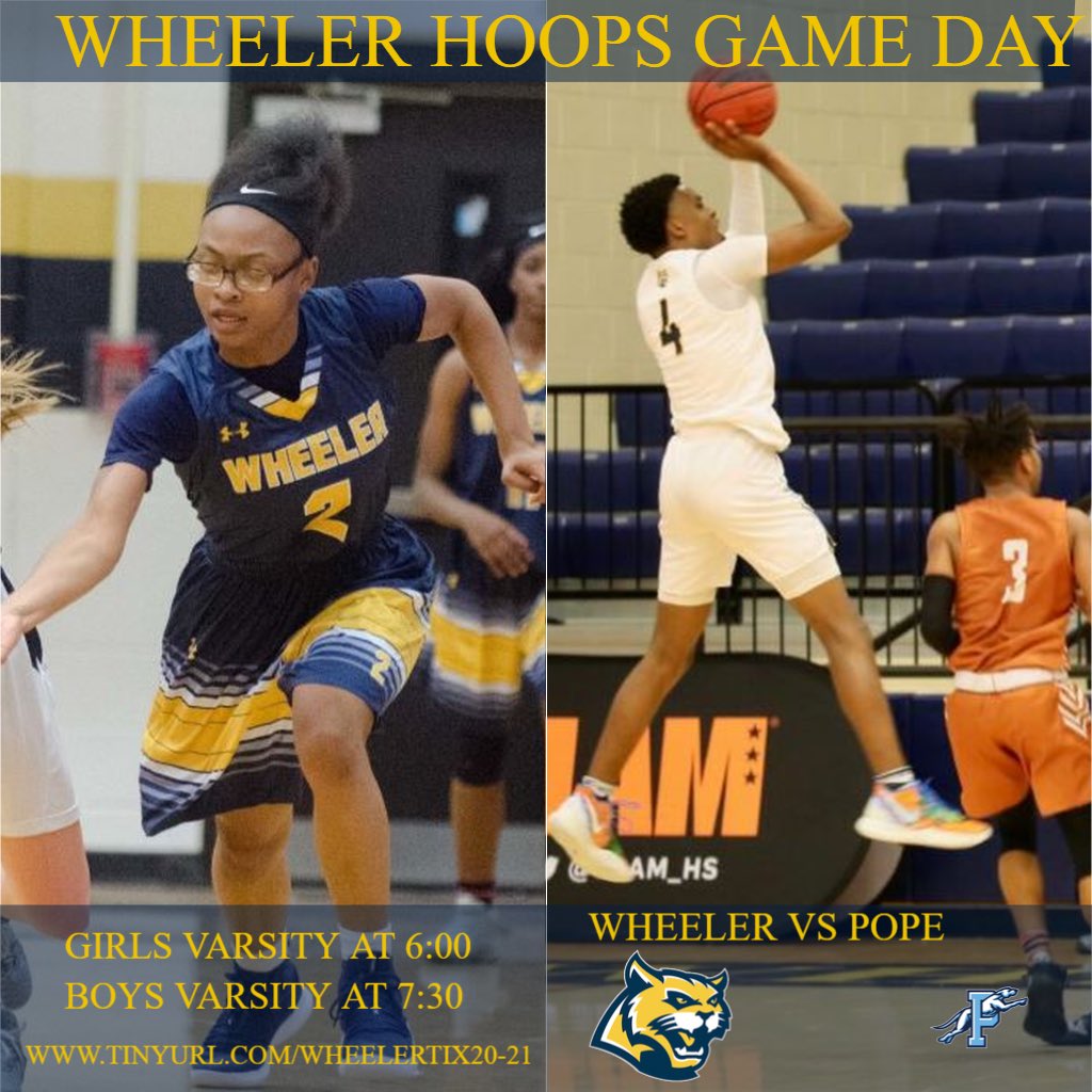 Wheeler_High's tweet photo. Game day! Wheeler host Pope tonight in region basketball! https://t.co/d8eZ0cjLRW
Go Cats! #wheelerhoops #gocats https://t.co/xiYQd16haC