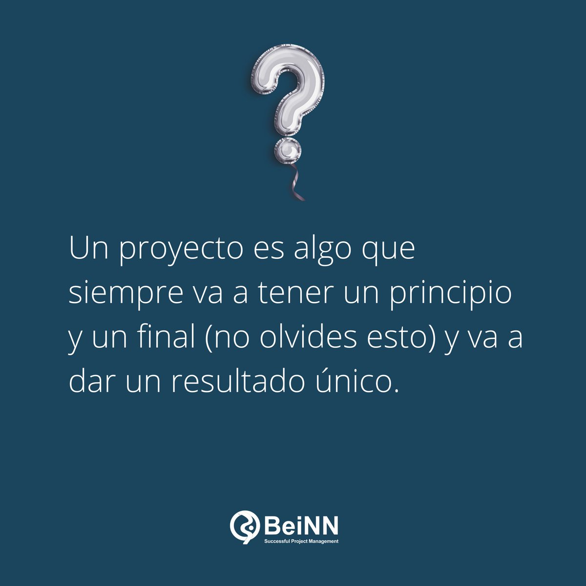 Pero realmente... ¿qué es un proyecto?

Nosotros te damos la definición exacta, la de libro, la que las personas que trabajan en proyectos saben.
Ahora falta lo que tú entiendes por proyectos.

¿Qué es un Proyecto para ti?

beinn.es/formacion/form…