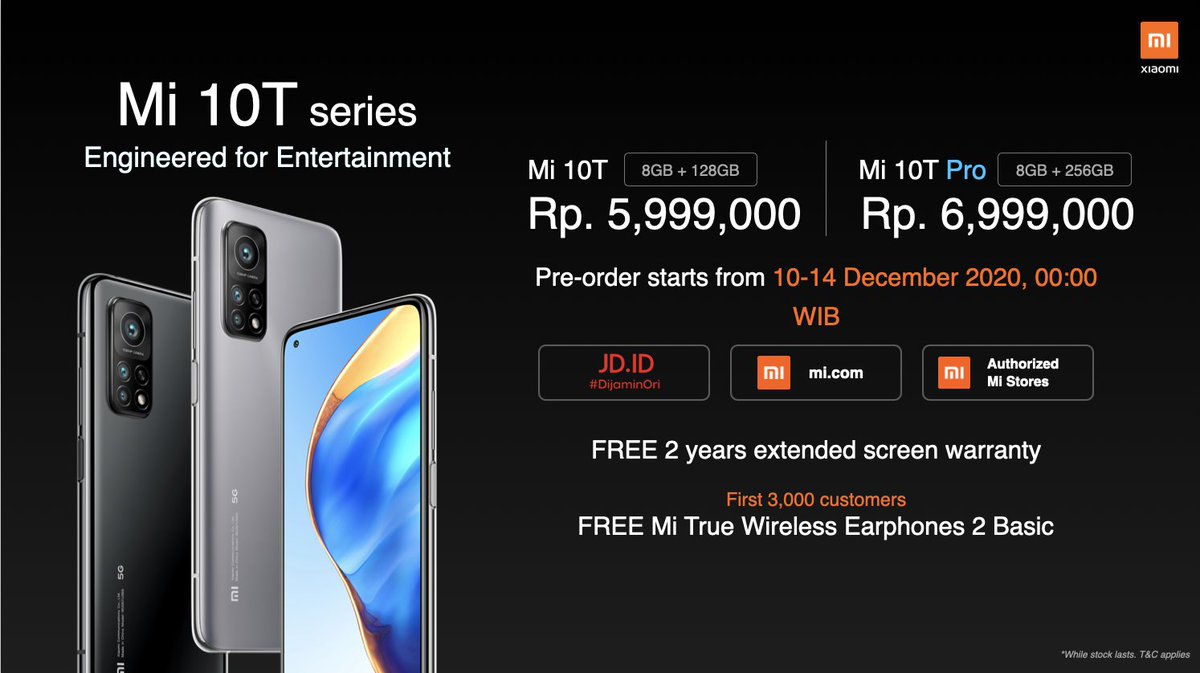 atytse's tweet photo. Wow, amazing night to celebrate Technology for Better Life with @KuntoAjiW , @JenniferBachdim and Mi Fans! Giveaway time for #Mi10TPro 🔥🔥🔥

RT>500 to win:
1. Tell us why Mi 10T Pro is the dream entertainment flagship 
2. Tag 3 friends and follow @atytse and @XiaomiIndonesia https://t.co/JJJsDcC2C0