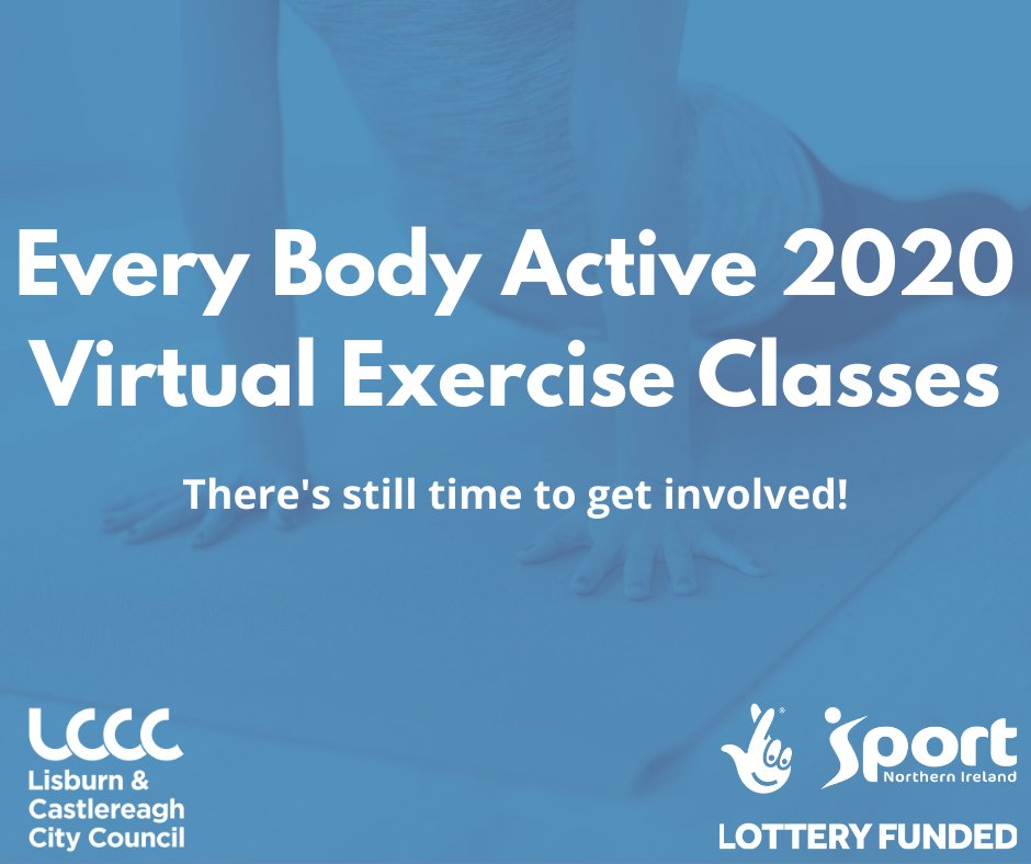 💪Every Body Active 2020 - Virtual Exercise Classes💪
There's still time to get your fitness kick this week with our Every Body Active 2020 virtual exercise classes via Zoom. 

For class details visit bit.ly/33TlOVW

@SportNINet