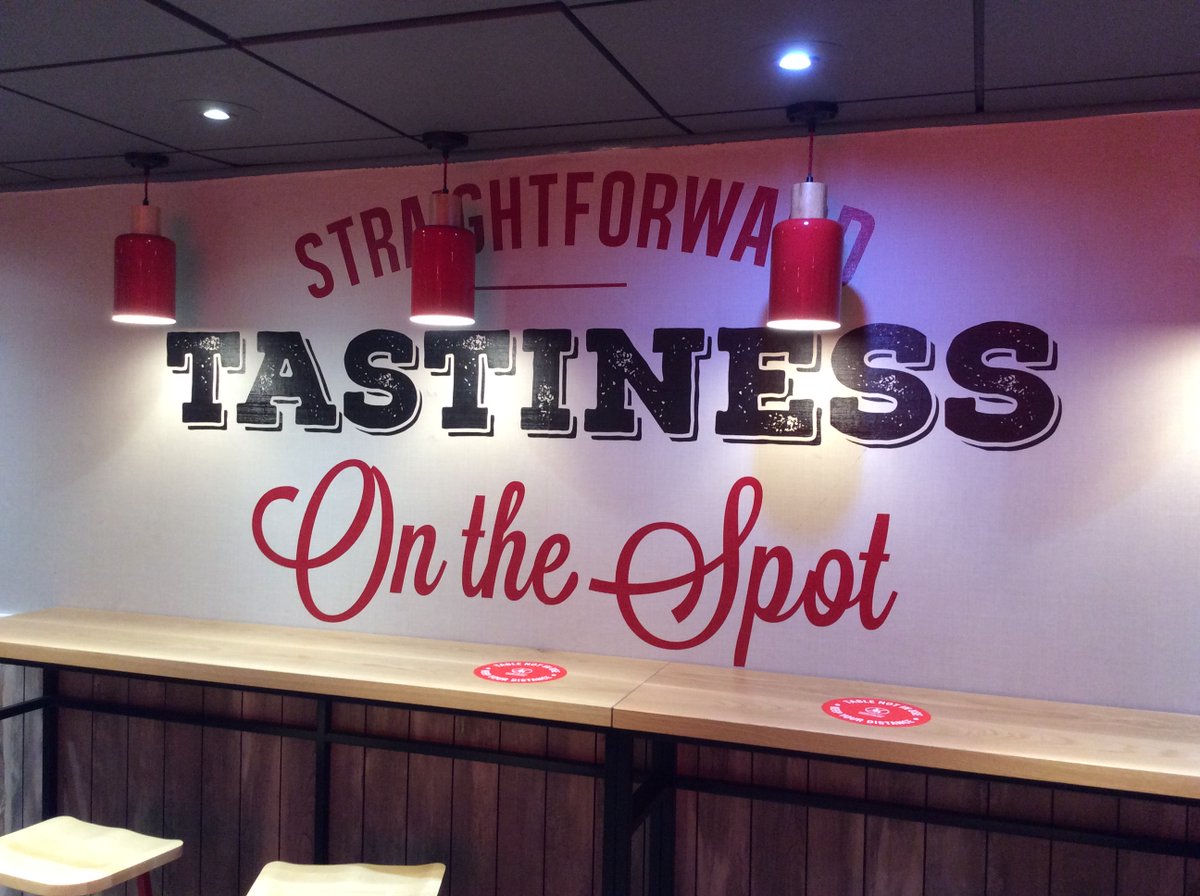 Here is a sneaky peek at one of our recent refurb projects....

Can you guess the fast-food chain..?

#interiorfitout #bespokejoinery #joinerydesign #shopfitters