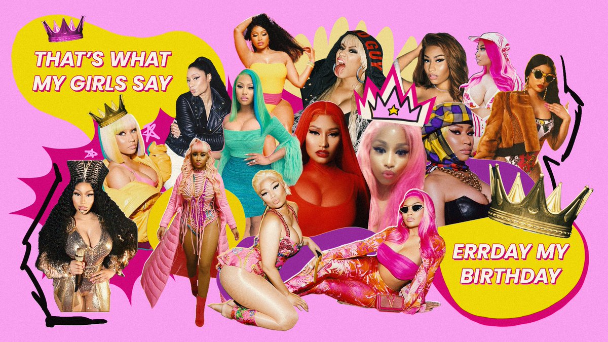 onmaxpop's tweet photo. happy birthday @NICKIMINAJ!! can't wait to show the world what we're cookin' up ��� 🦄 💜 reply with a bday message for our sag queen 💜 https://t.co/yLd8cf86u4