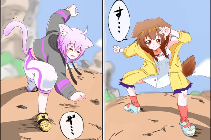 オラおめぇと戦えてぇてぇぞ??

#絵かゆ   #できたてころね   #おかころ 