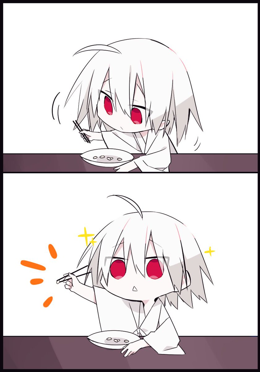 箸で豆摘まみチャレンジ 
