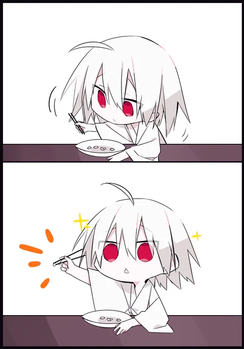 箸で豆摘まみチャレンジ 