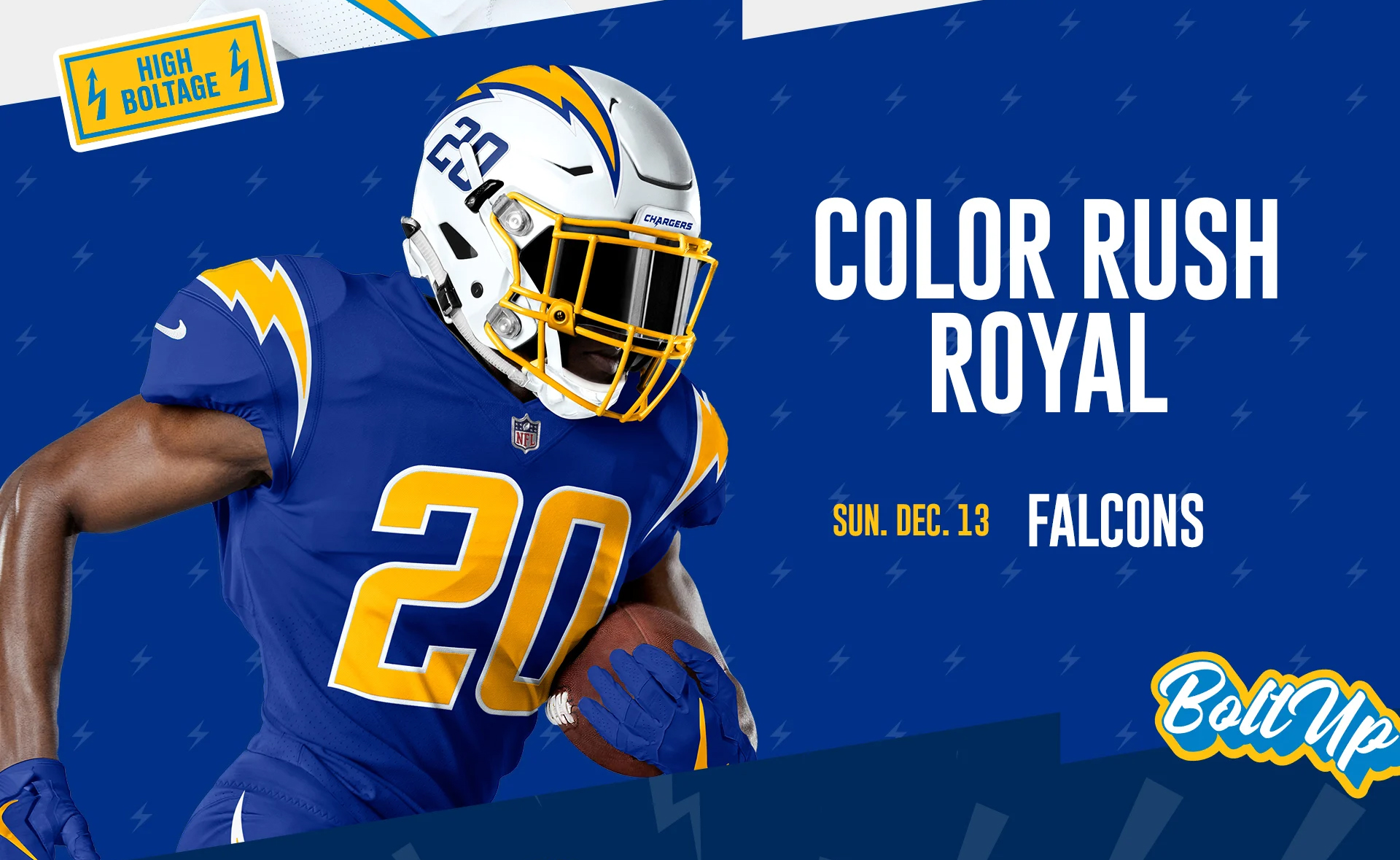 ⚡️ Los Angeles Chargers (LAC) Uniform Tracker ⚡️ on X: It's our annual Color  Rush Royal week! Bolts to wear royal alternate for the fifth time (since  2016 debut), all of them