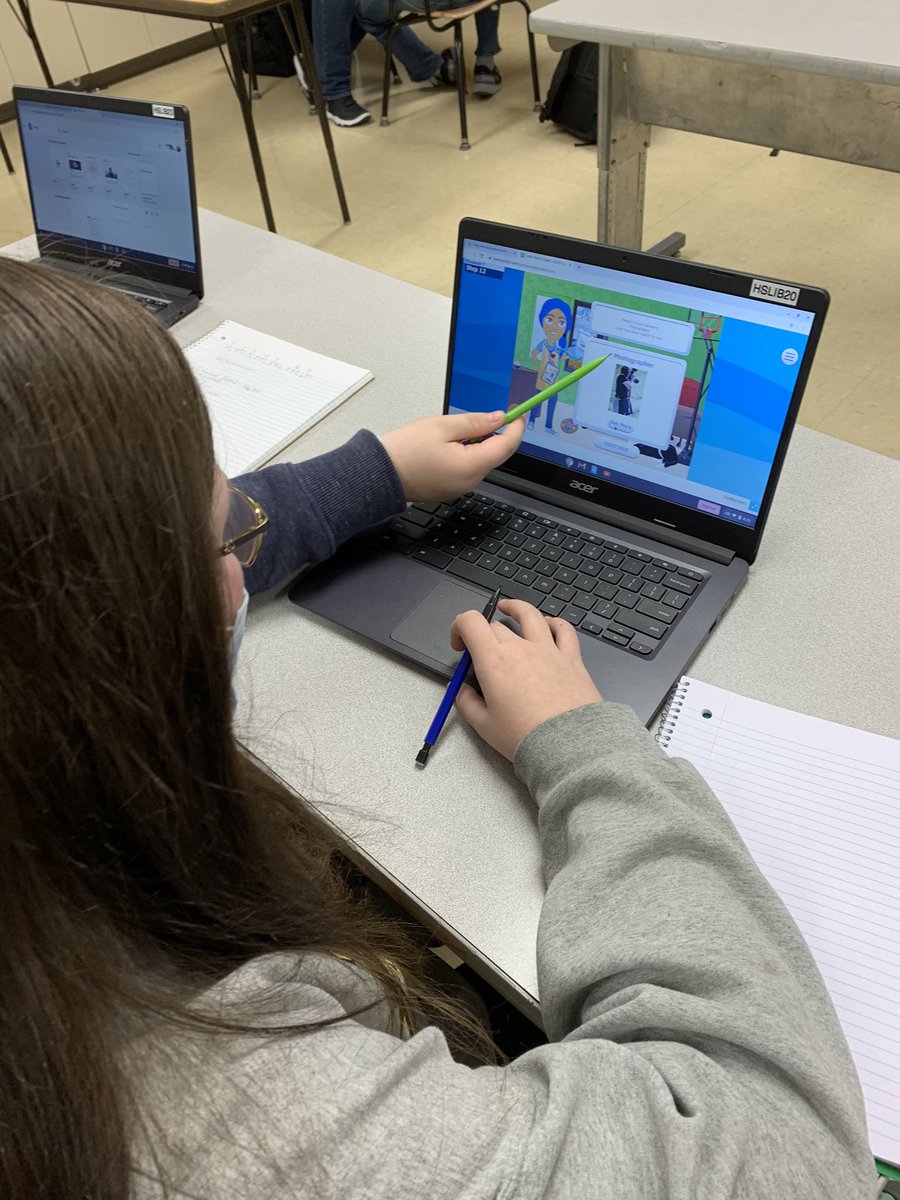 Journey2050 Career Search this morning in 8th grade Ag Exploratory #mepoclassroom