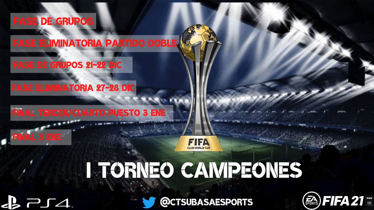 📢¡ATENCIÓN!📢

QUEREMOS COMUNICAR EL "I TORNEO CAMPEONES"

SE DESARROLLARÁ DURANTE EL PARÓN DE NAVIDAD.

AQUELLOS EQUIPOS INTERESADOS EN PARTICIPAR ESCRIBIR AL MD.
<a href="/_chocolate3000/">AYUDAS FIFA CHOCO3K🐦</a> @AyudaVFO <a href="/porteros_pro/">Porteros Clubes Pro</a> <a href="/ayudanteclubes/">Susurro Libre</a>